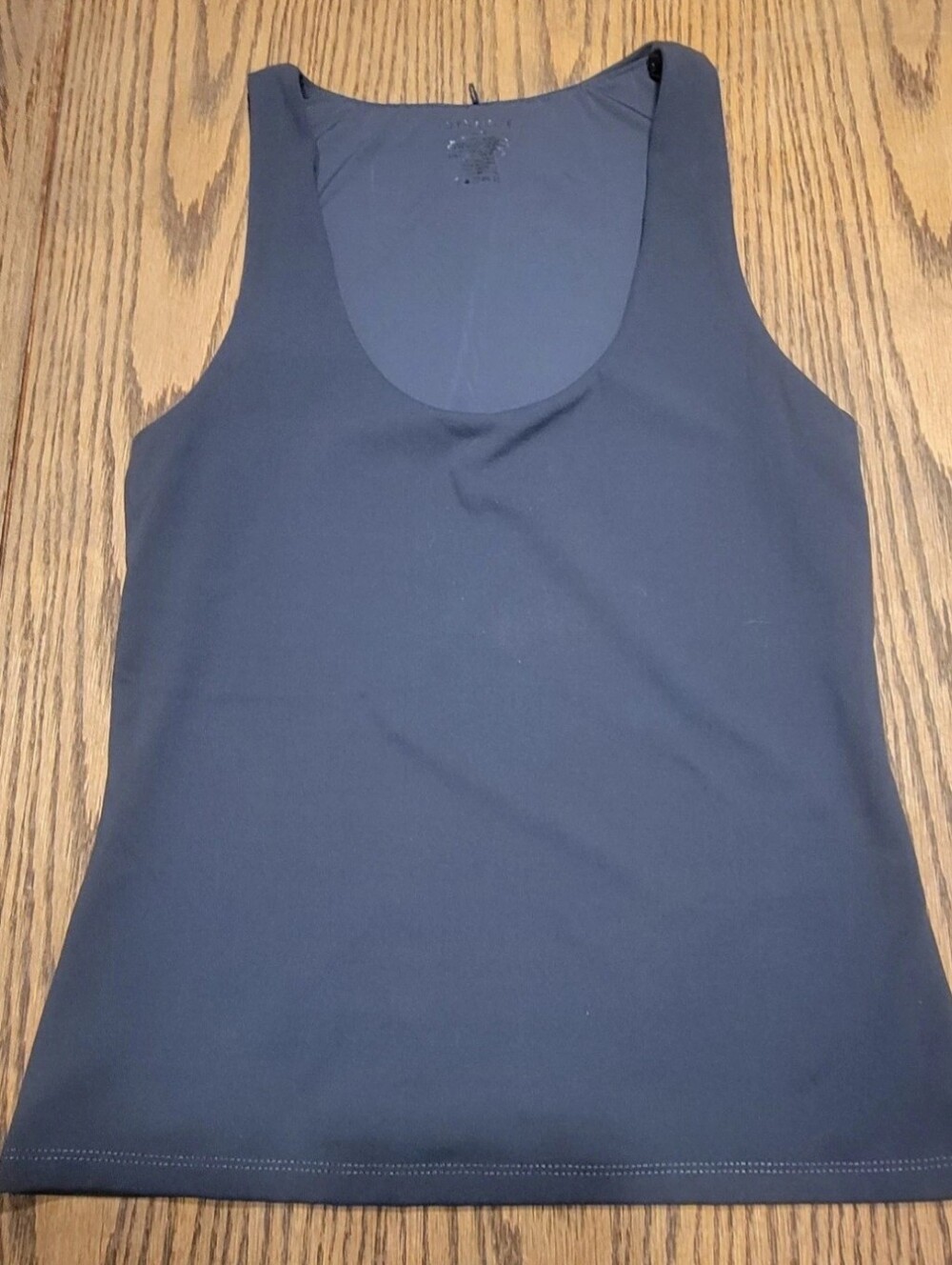 ​Dynamite Women Slate Grey Scoop Neck Tank Top Double Lined Medium M (1023)